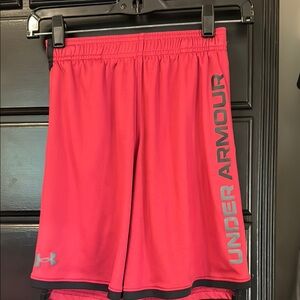 Under Armour Pink Athletic Shorts Lightweight Breathable